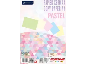 Χαρτί εκτύπωσης Interdruk Pastel Α4 80gr (συσκευασία 5 χρωμάτων x 20 φύλλα)